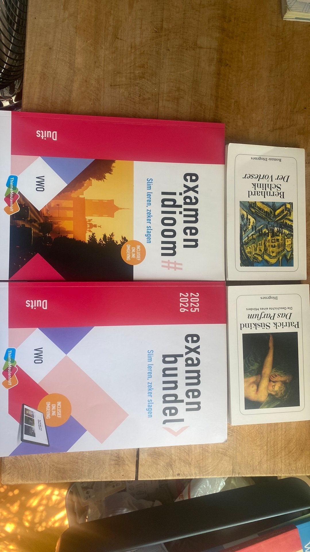 Vwo Duits Examenbundel, Examenidioom,Das Parfum,Der Vorleser, Boeken, Ophalen of Verzenden, Zo goed als nieuw, VWO, Duits