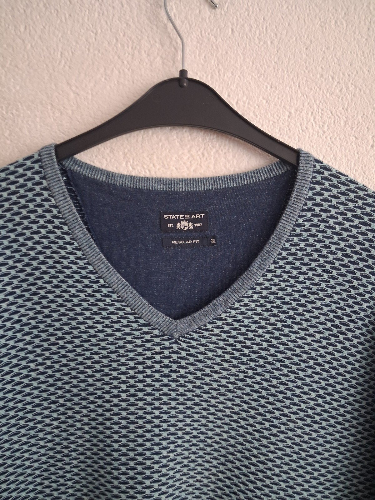 State of Art V-hals trui - Regular Fit - Maat 3XL, State of Art, Blauw, Overige maten, Ophalen of Verzenden