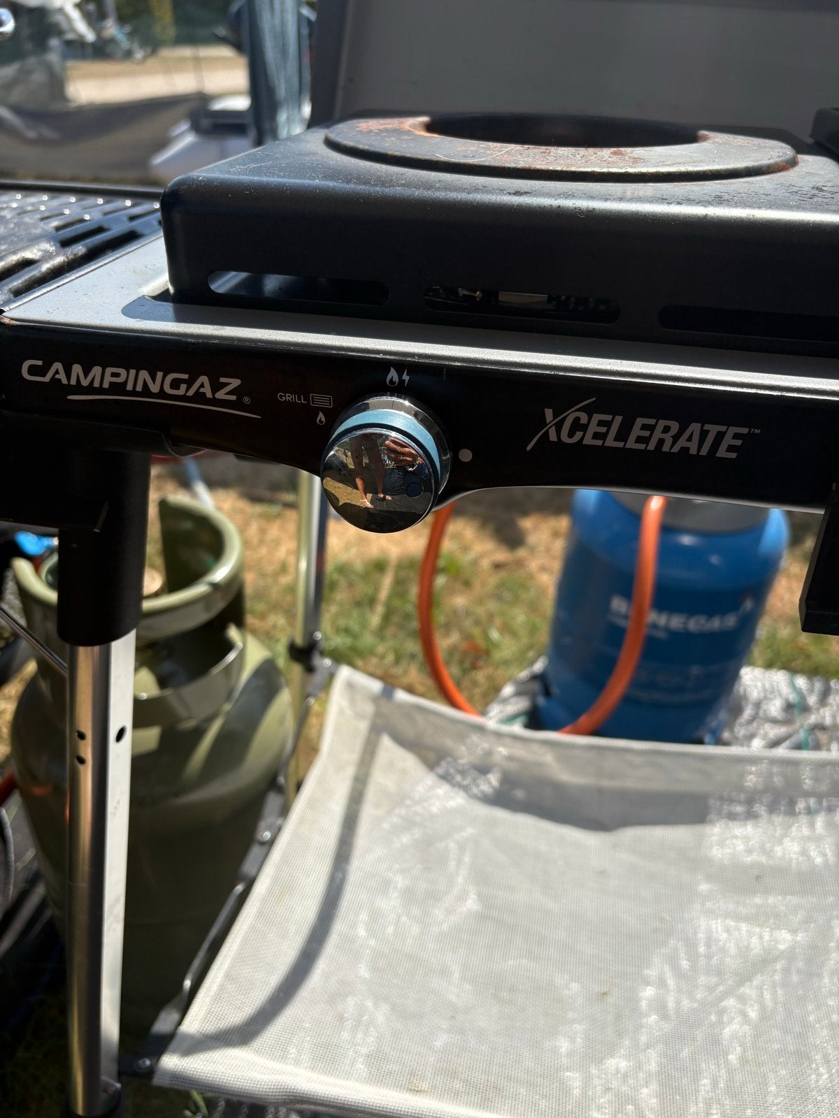 Campingaz 600 SG Xcelerate Gasbarbecue met 2 branders, Ophalen, Gebruikt