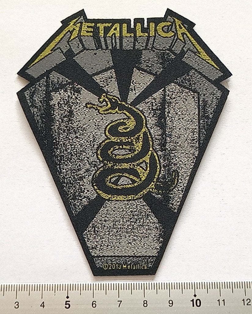 Metallica zeer mooie shaped pit boss 2013 patch 27, Verzenden, Nieuw, Kleding