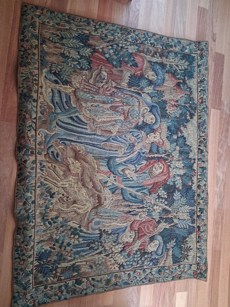 Middeleeuws wandkleed gobelin, Ophalen of Verzenden