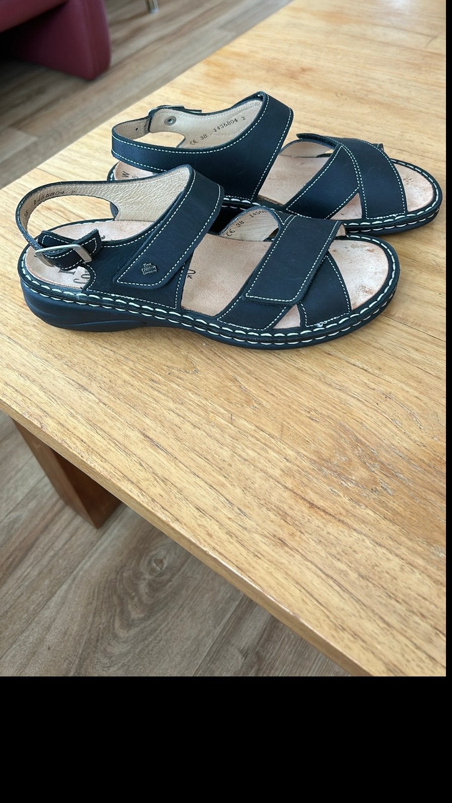 Finn Comfort sandalen dames maat 38 zwart, Ophalen of Verzenden, Zo goed als nieuw, Zwart, Sandalen of Muiltjes