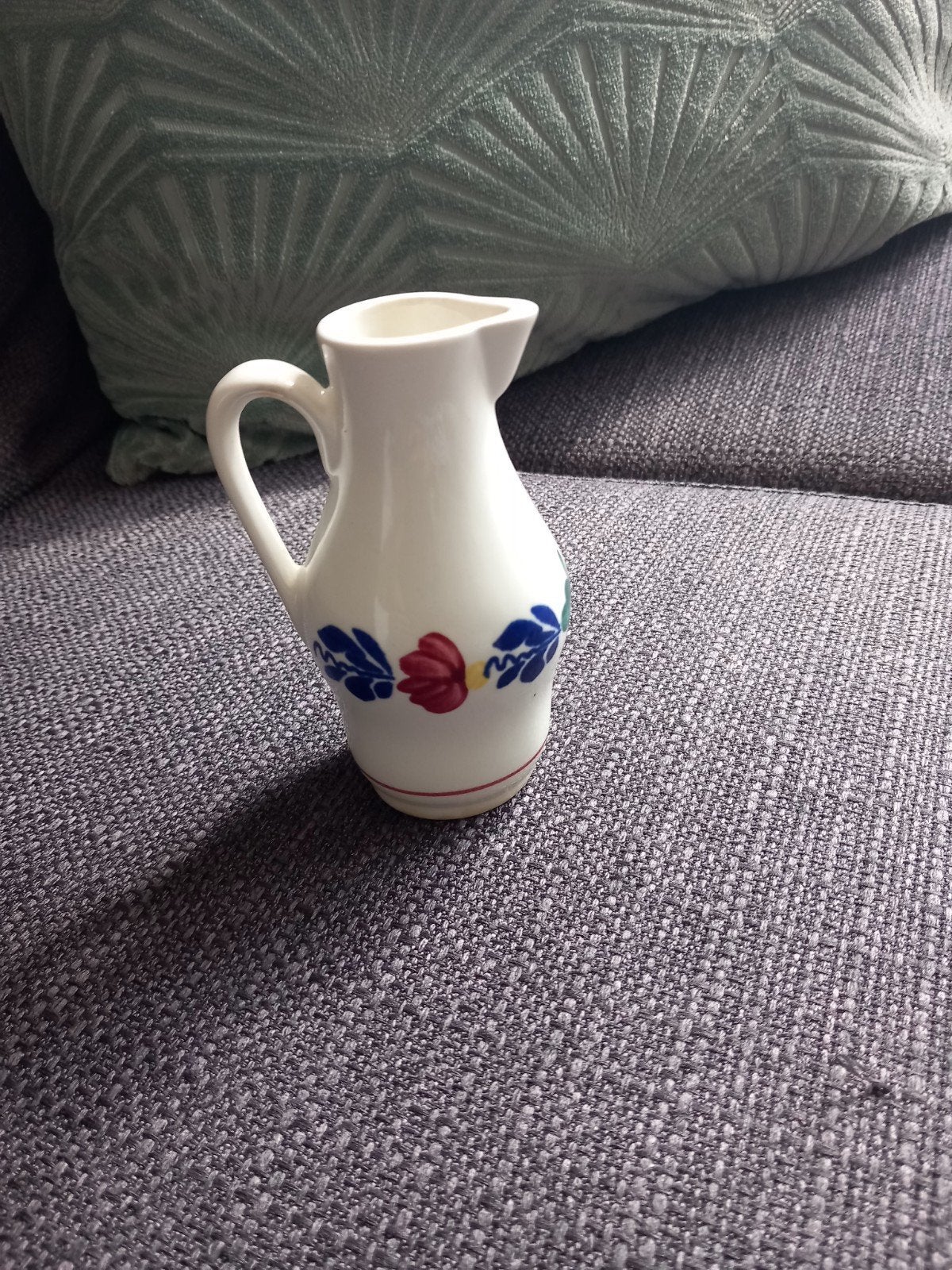 Boerenbont olie- of azijnflesje, Ophalen