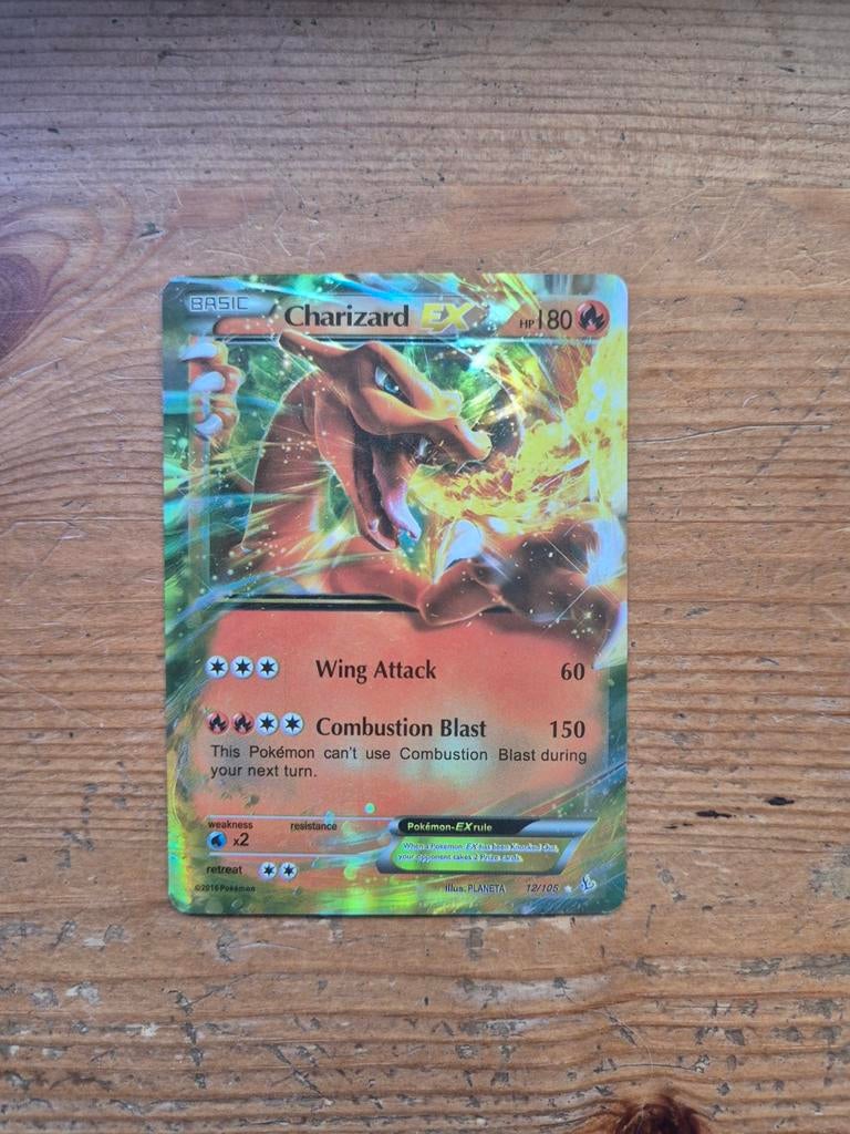 Charizard EX pokemon kaart 2016, Ophalen of Verzenden