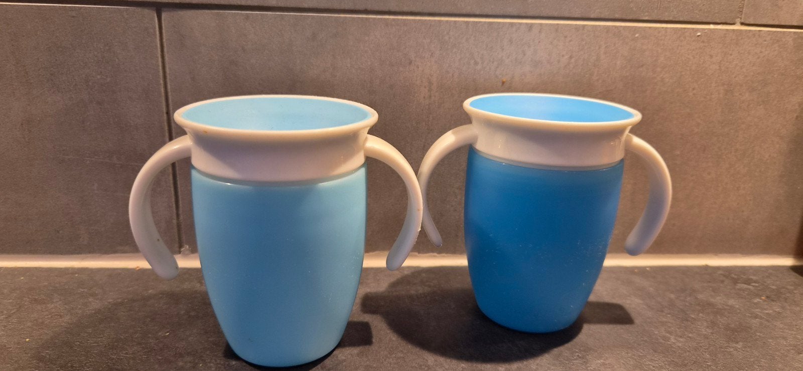 2 Munchkin 360 drinkbekers - gebruikt maar netjes, Ophalen of Verzenden, Gebruikt