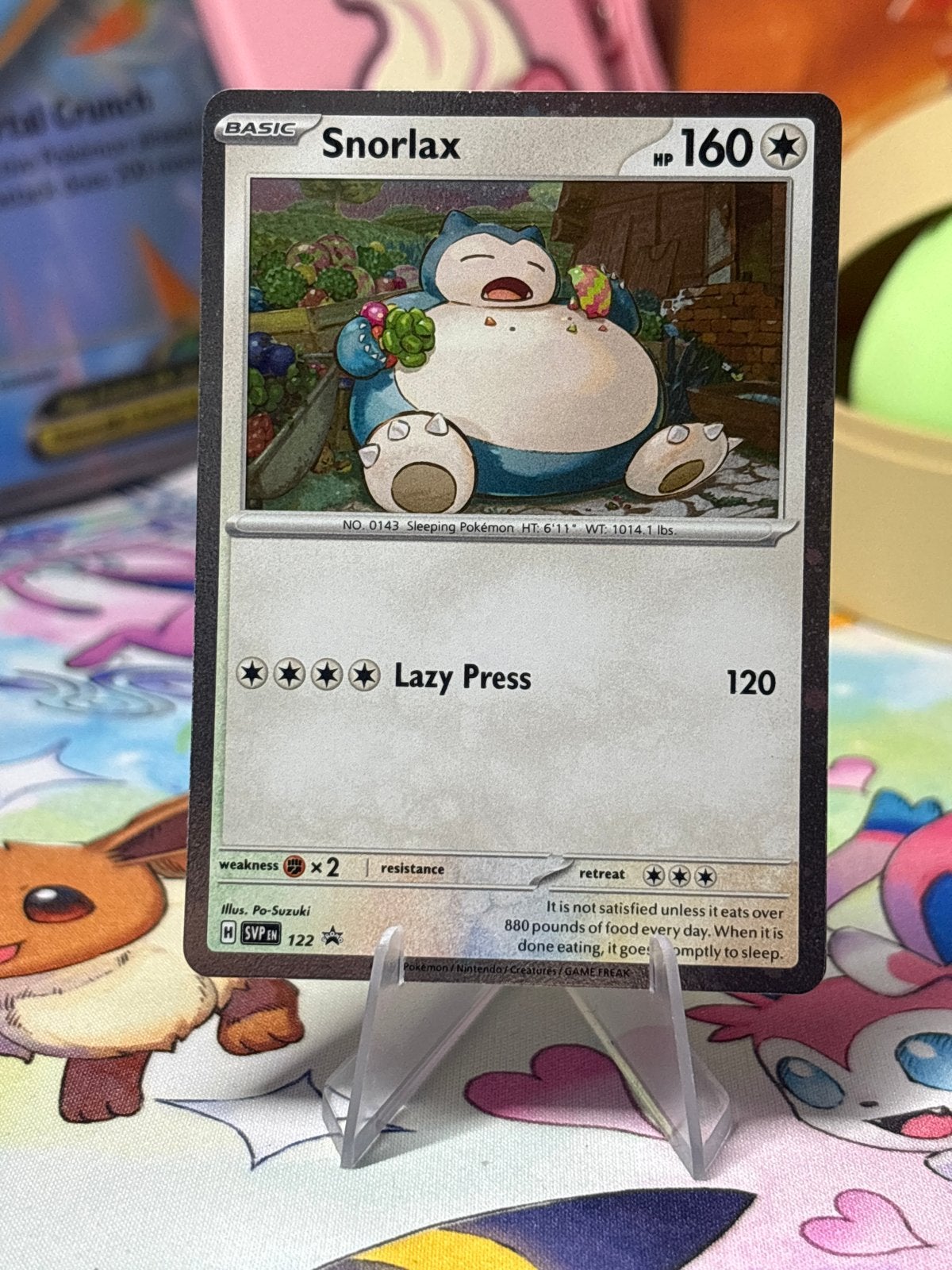 SVP122 - Snorlax, Ophalen of Verzenden, Nieuw, Losse kaart