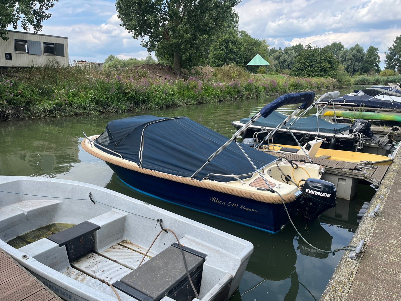 Rhea 510 Elegance sloep . Optioneel trailer, Afdekzeil, Rhea, Ophalen of Verzenden, Polyester