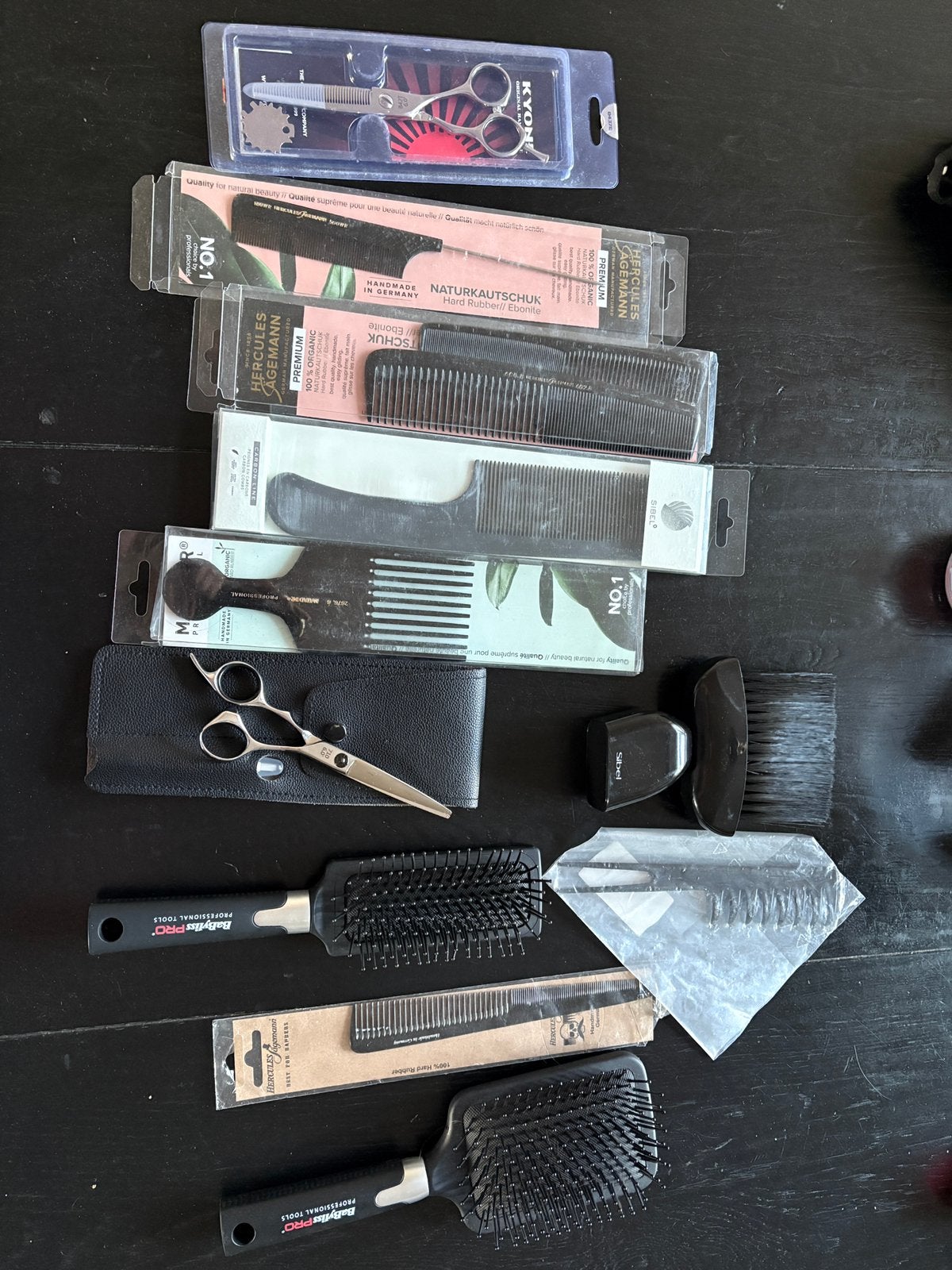 barbiers spullen (heren), Verzenden, Zo goed als nieuw, Zwart, Handen en Nagels