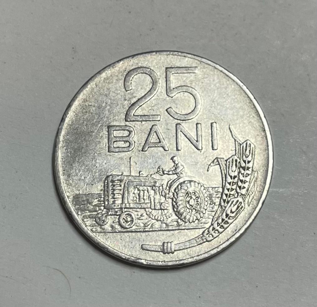 25 bani Roemenië 1966, Ophalen of Verzenden, Overige landen