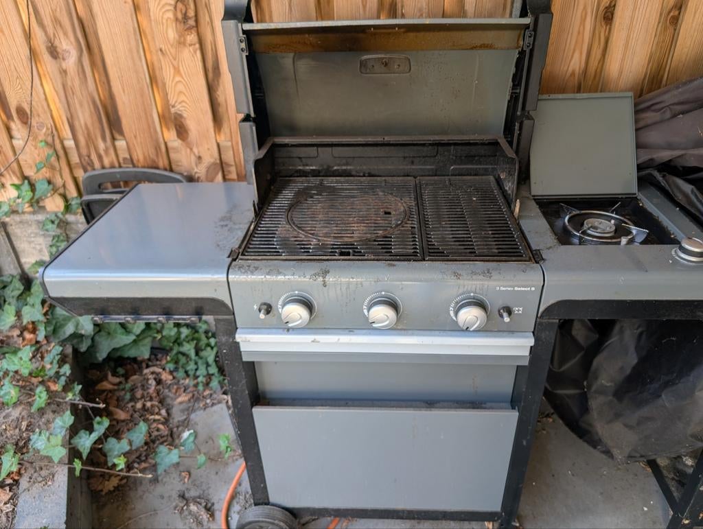 Campingaz 3 Series Select S met wok pit, Ophalen