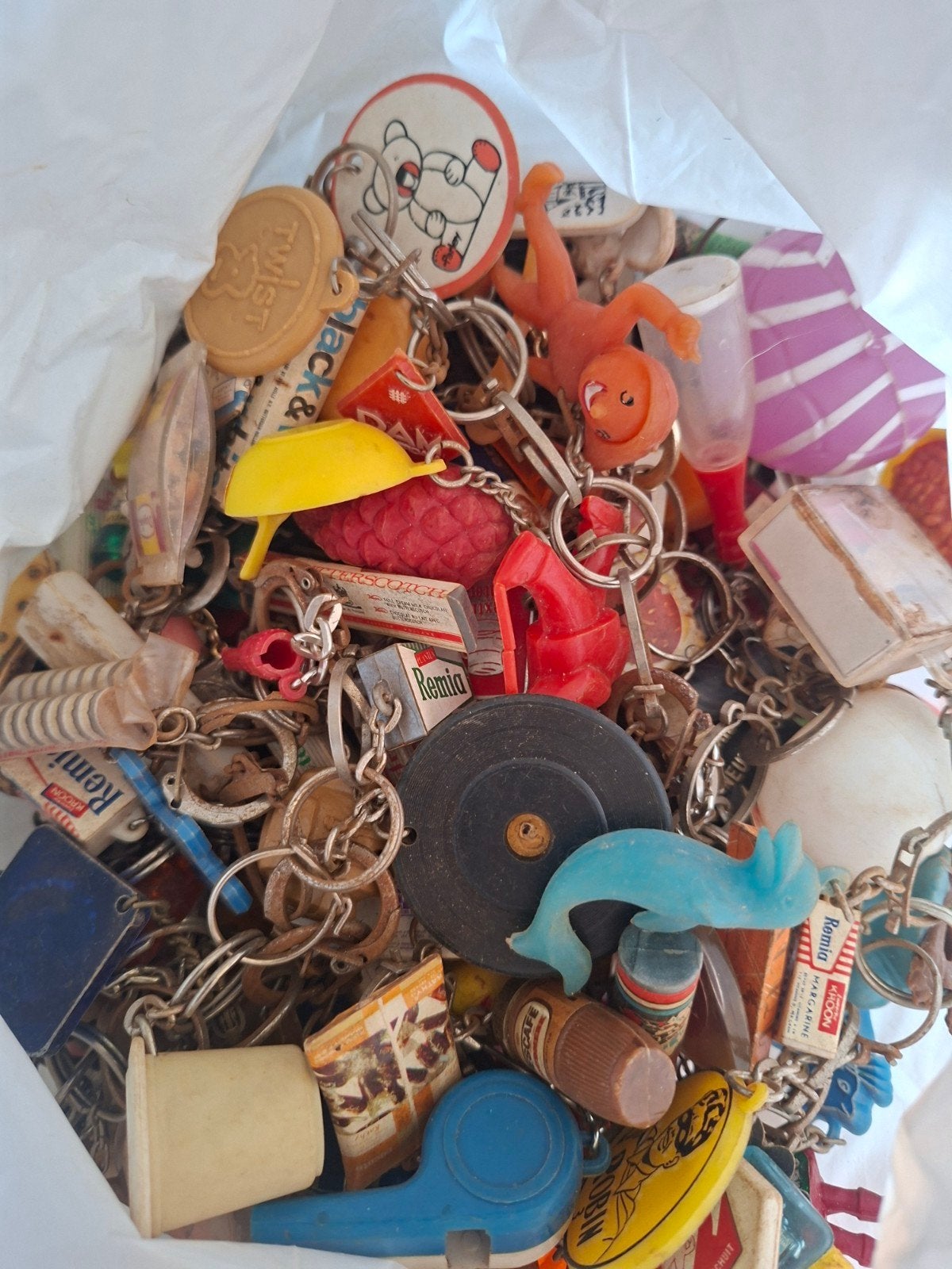 Veel oude sleutelhangers, Ophalen of Verzenden, Gebruikt