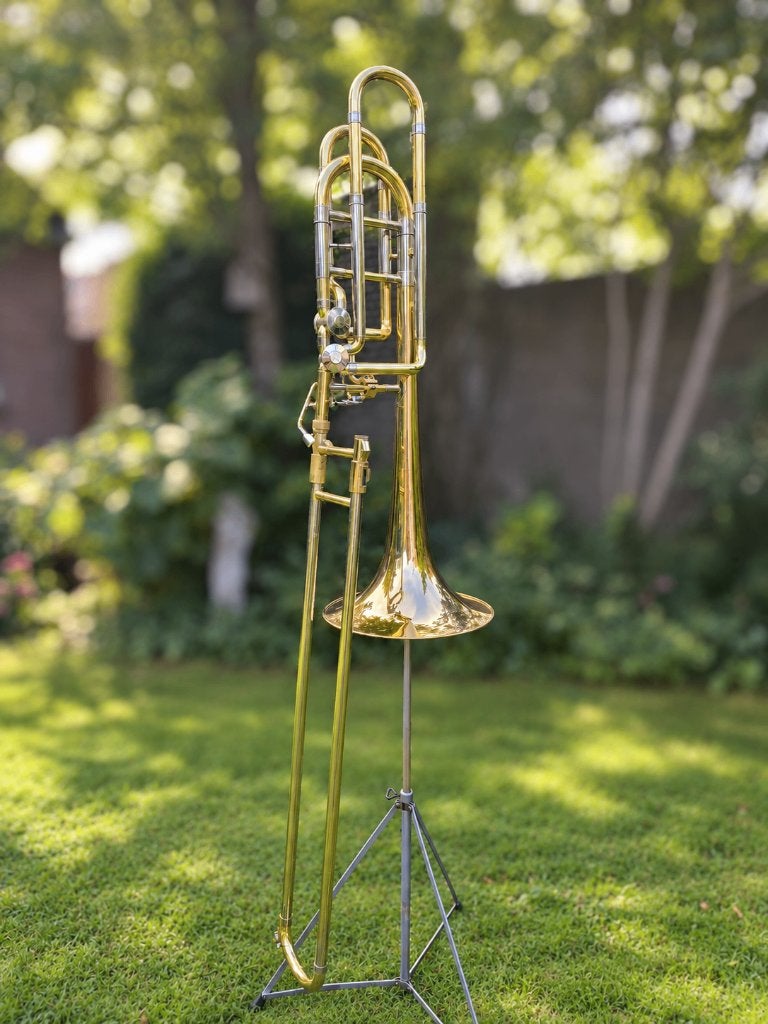 Bastrombone Willson 551TA Bb/F/Gb, Ophalen, Gebruikt, Bas, Met koffer