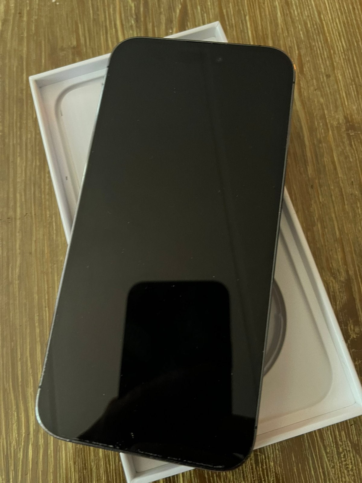 Nieuwe staat iPhone 14 Pro Max lees advertentie, Ophalen, 128 GB, Paars, Zo goed als nieuw