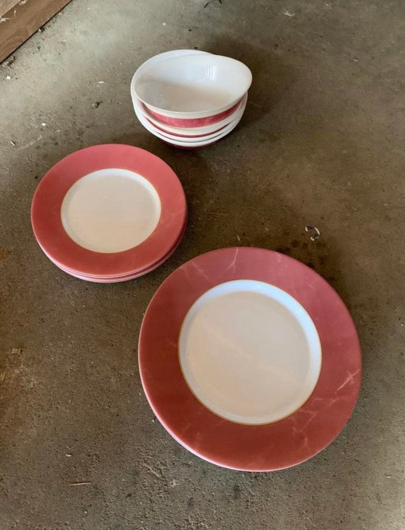 Frans  servies, Ophalen of Verzenden, Zo goed als nieuw, Overige materialen, Overige stijlen