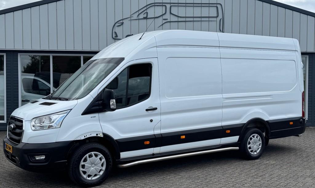 Ford TRANSIT 2.0 TDCI 77KW 105PK L4H3 EURO 6 AIRCO/ CAMERA/, Auto's, 1995 cc, 4 cilinders, Wit, Bedrijf