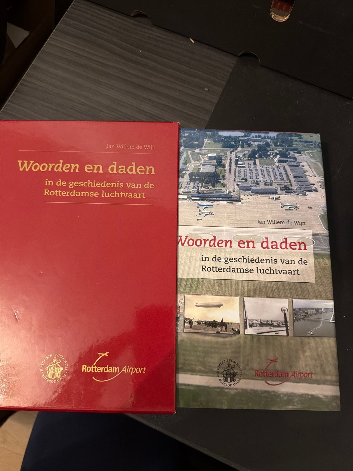Woorden en daden: geschiedenis Rotterdamse luchtvaart, Ophalen of Verzenden, Zo goed als nieuw, Overige typen