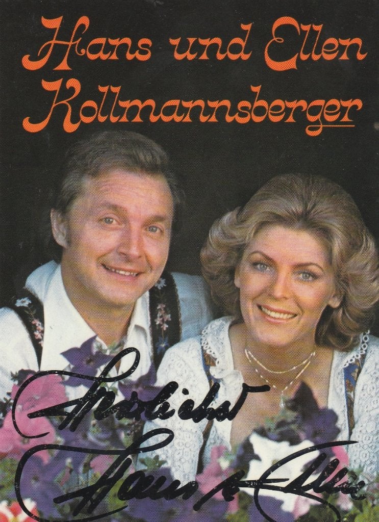 Ansichtkaart, Artiest,Hans und Ellen Kollmannsberger  (475), Ophalen of Verzenden, 1980 tot heden, Sterren en Beroemdheden