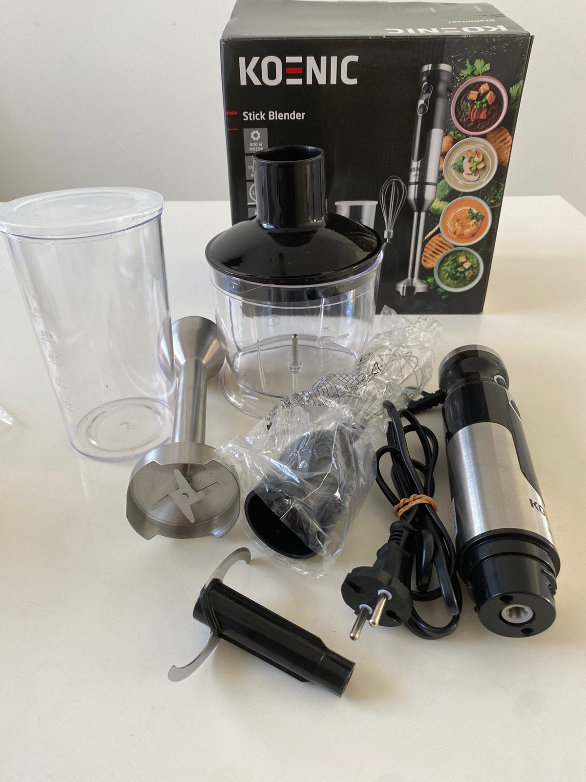 Koenig Staafmixer, Minder dan 1 liter, Ophalen of Verzenden, Nieuw, 1 snelheid