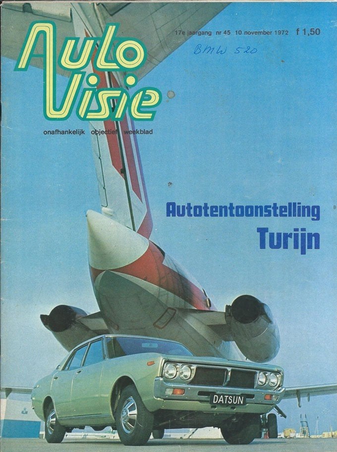 Autovisie 45 1972 : BMW 520 - Lancia Beta - Volkswagen T2, Ophalen of Verzenden, Gelezen, Algemeen