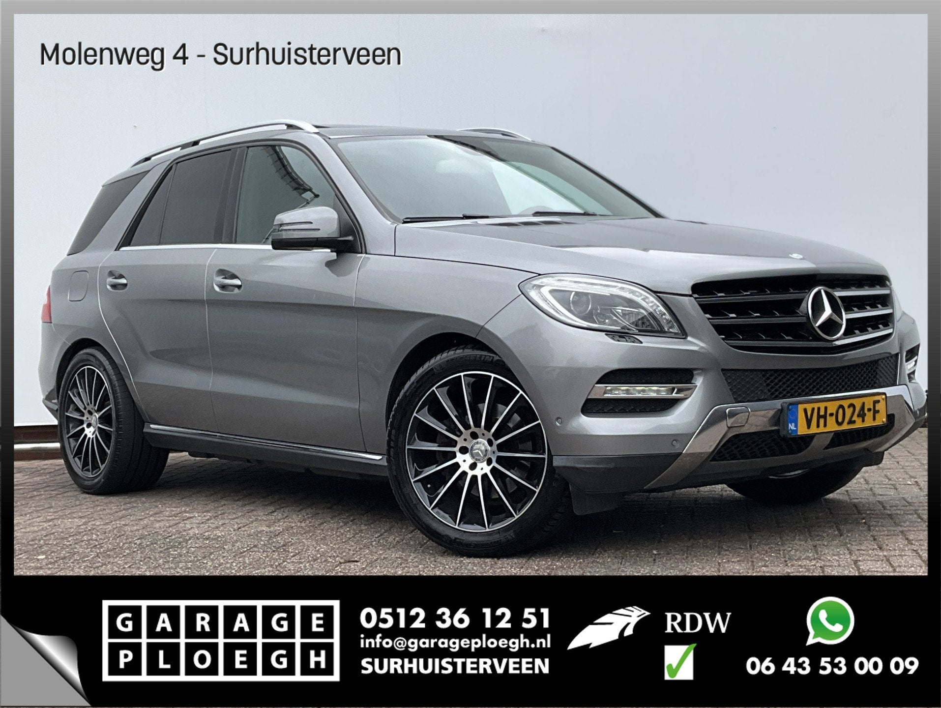 Mercedes-Benz M-Klasse ML 350 BLUETEC 4MATIC Grijs-kenteken, Automaat, 15 km/l, Gebruikt, Euro 6