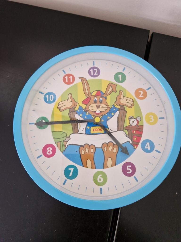 Koos konijn klok analoog roompot nieuw vakantie, Ophalen of Verzenden, Nieuw, Klok