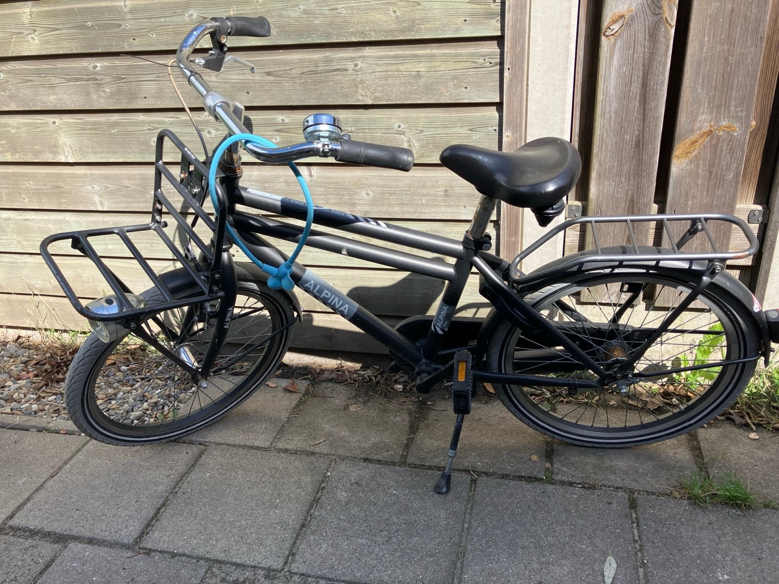 Alpina Cargo fiets met voordrager en bagagedrager, Ophalen of Verzenden, Gebruikt, Terugtraprem, 20 inch of meer