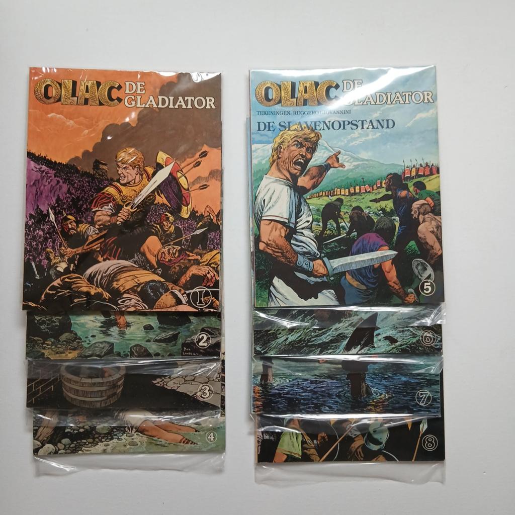Olac 1 t/8 compleet. In zeer goede staat. Complete serie!!, Boeken, Stripboeken, Complete serie of reeks, Ophalen of Verzenden