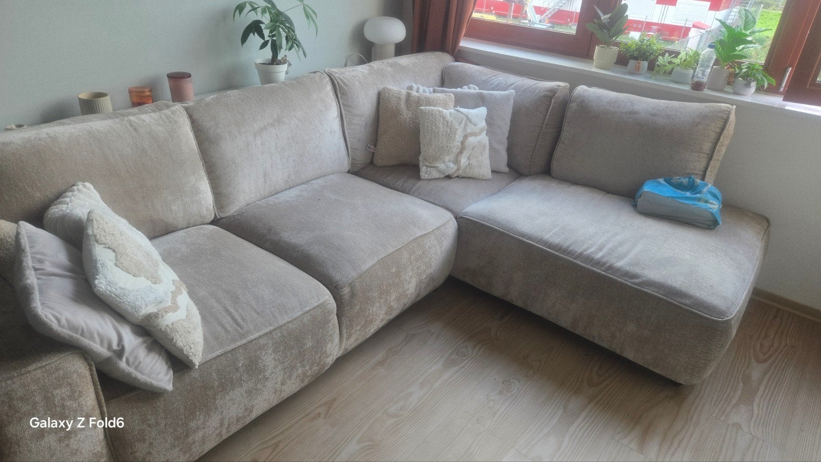 Zo goed als nieuwe Seats and Sofas hoekbank met factuur, 250 tot 300 cm, 100 tot 125 cm, Hoekbank, Ophalen of Verzenden