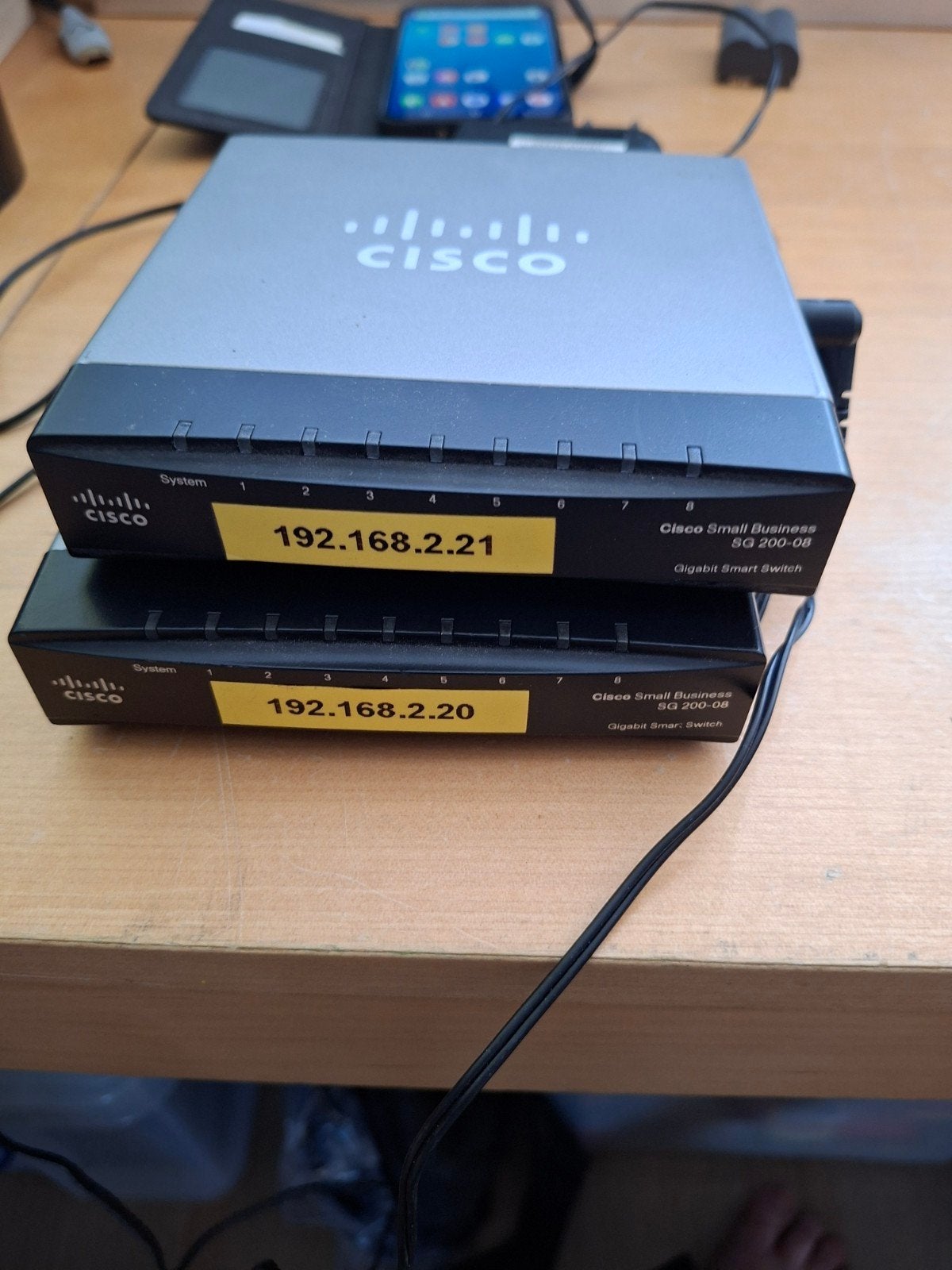 Cisco Small Business SG200-8 Managed Gigabit Switch, Ophalen of Verzenden, Zo goed als nieuw