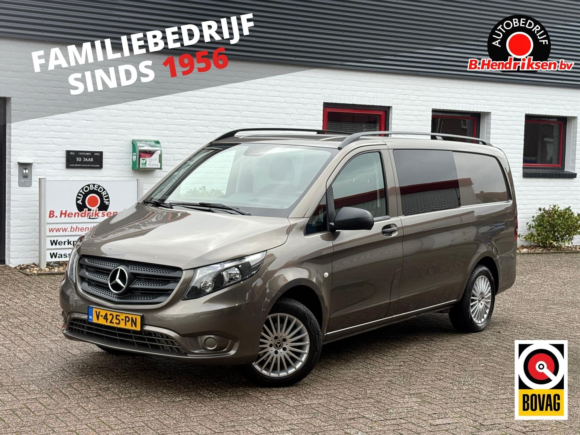 Mercedes-Benz Vito 116CDI 163PK Lang Comfort/ Dubbele cabine, Dealer onderhouden, Stof, Gebruikt, 4 cilinders