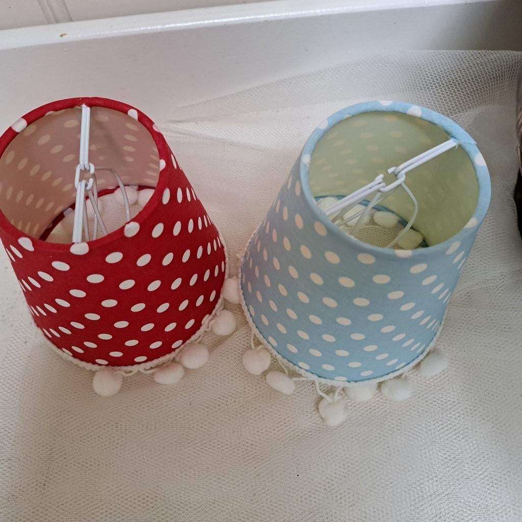 2 Stoffen Klem Lampenkapjes NIEUW, Ophalen of Verzenden, Nieuw, Rechthoekig