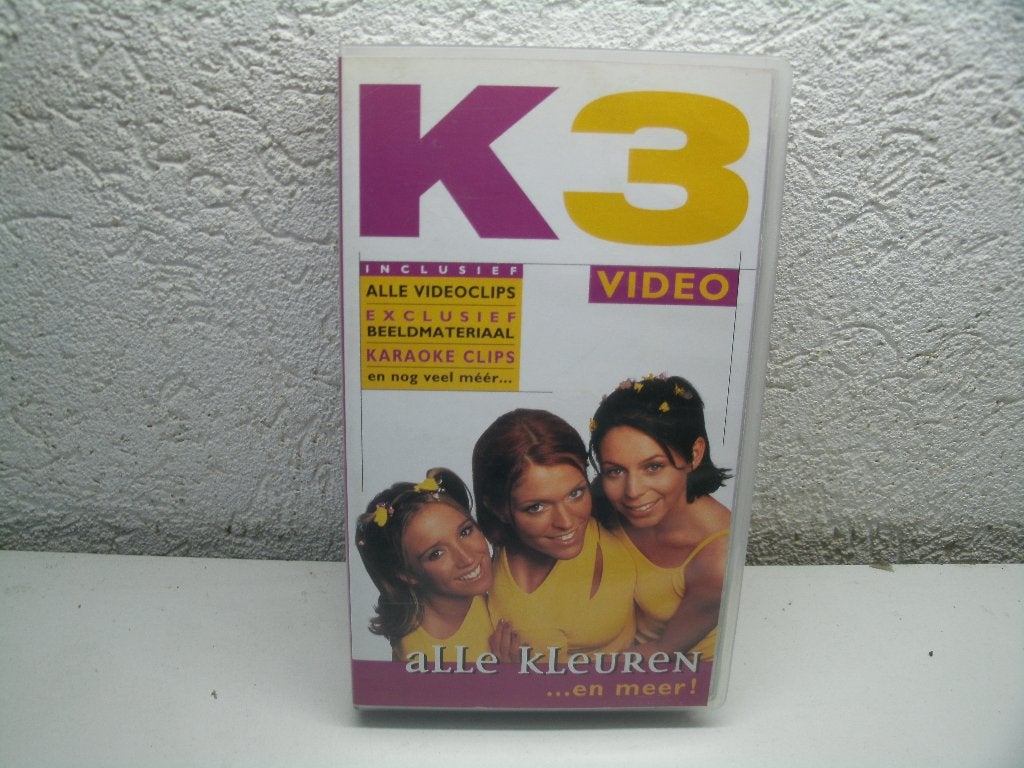 vhs 78aa k3 alle kleuren, Ophalen of Verzenden, VHS
