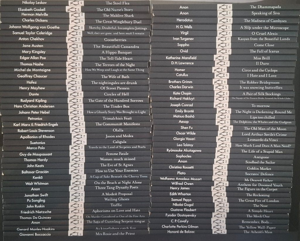 Penguin Little Black Classics 1 t/m 80 - compleet, Ophalen of Verzenden, Zo goed als nieuw, Algemeen, Verschillende auteurs