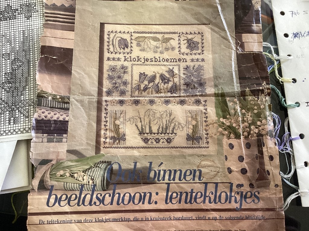 Borduurpatroon met dmc garen, Ophalen of Verzenden, Nieuw, Patroon