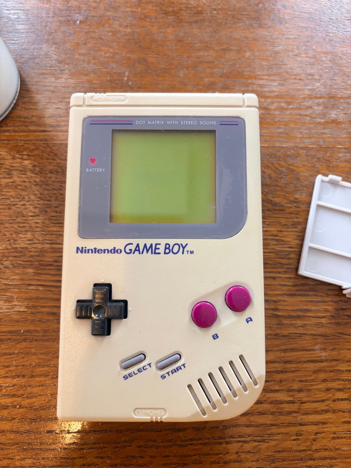 Nintendo Game Boy Classic (DMG-01) uit 1989, Spelcomputers en Games, Ophalen of Verzenden, Gebruikt, Game Boy Classic