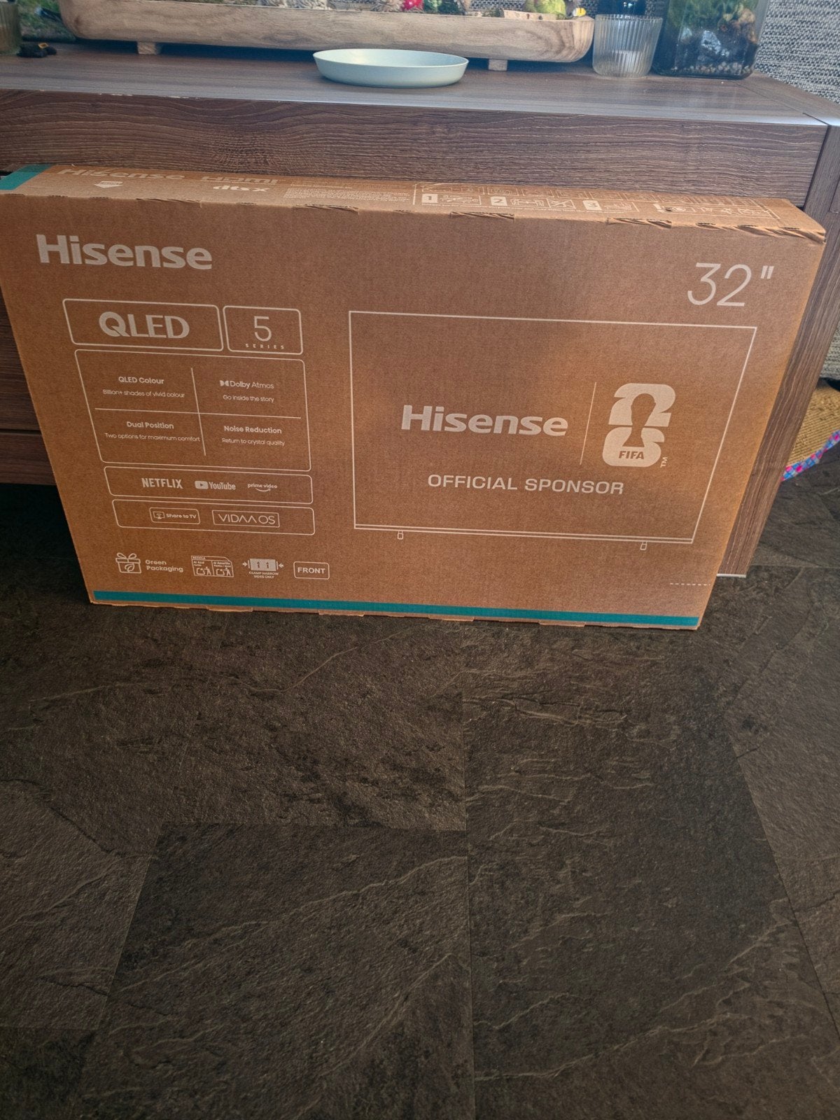 Hisense 32" QLED Smart TV FHD - Nieuw in doos, QLED, 50 Hz, Nieuw, 80 tot 100 cm