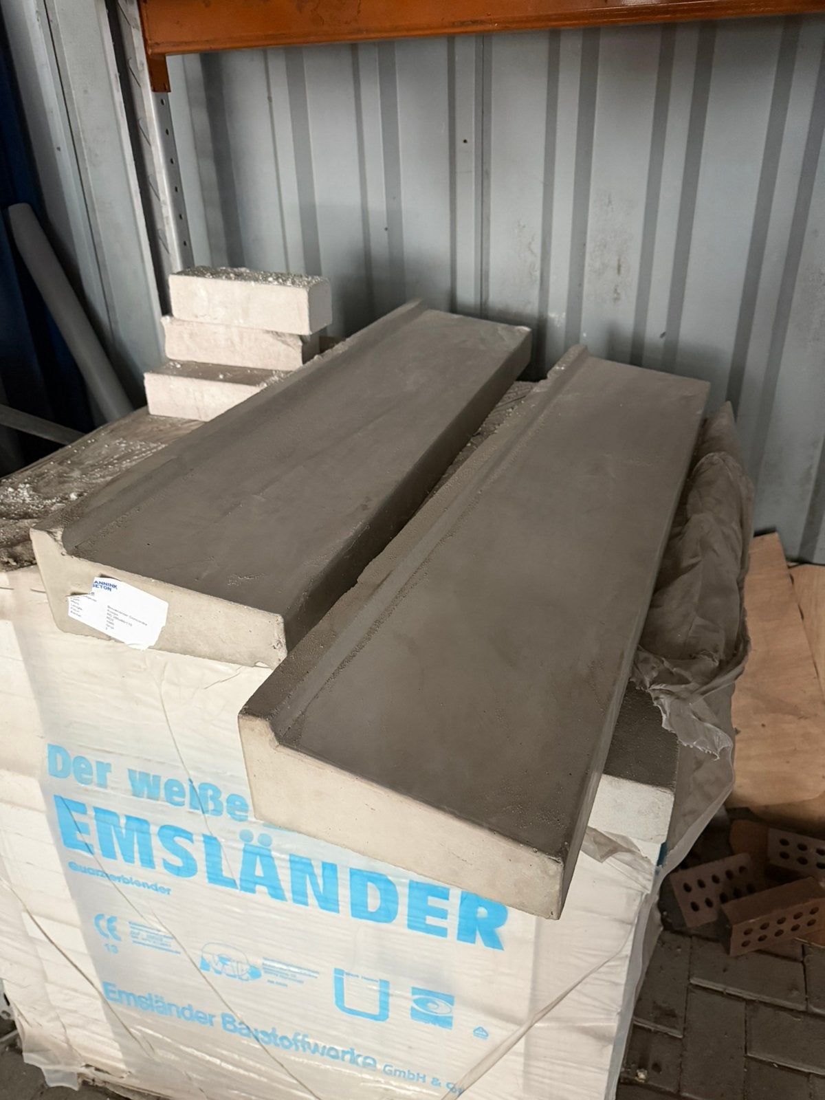 Betondorpel raamdorpel, Overige materialen, Zo goed als nieuw, Minder dan 5 m², Ophalen