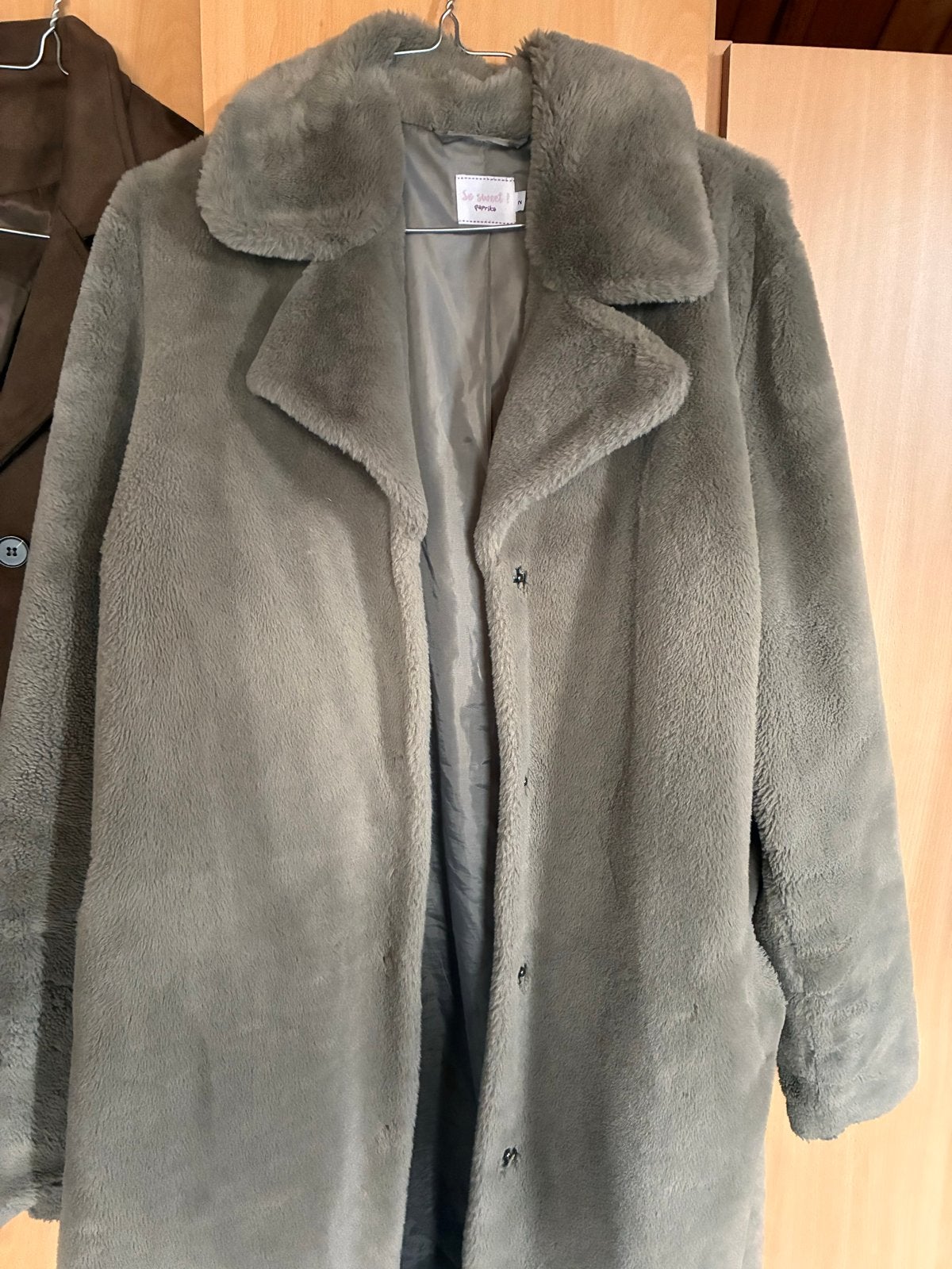 Fluffy jas paprika XL, Ophalen, Zo goed als nieuw, Maat 46/48 (XL) of groter, Overige kleuren