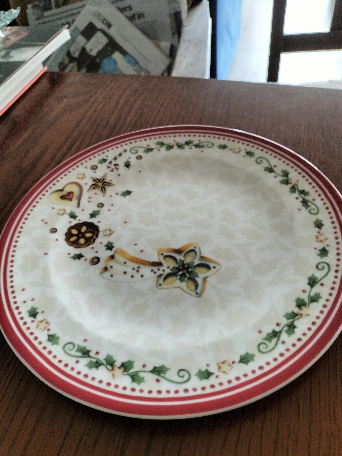 Kerstbord Winter Bakery Delight Vallende ster Villeroy& Boch, Verzenden, Zo goed als nieuw