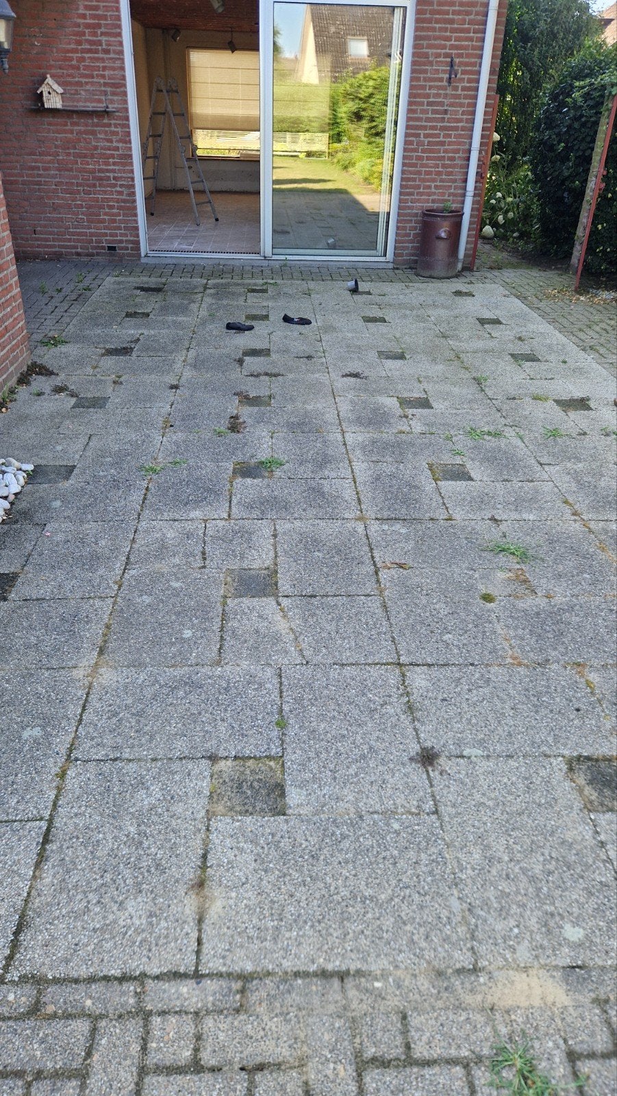 Gratis, grindtegels, zelf uithalen, Ophalen, Gebruikt, 10 m² of meer, Beton