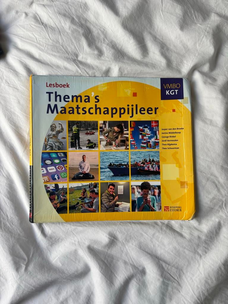 Lesboek Thema's Maatschappijleer VMBO KGT, Boeken, Ophalen of Verzenden, Gelezen, VMBO, Maatschappijleer