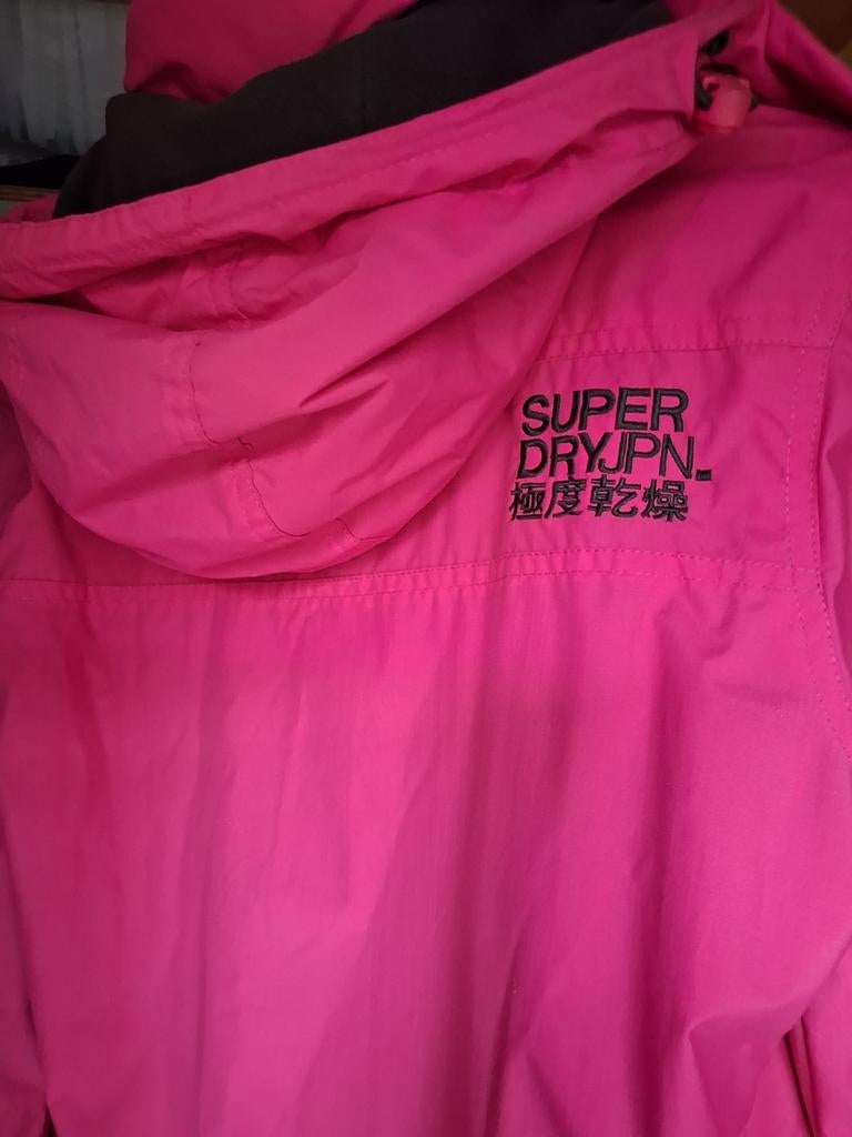 Superdry Windcheater Jas - Felroze, Maat S, Superdry, Ophalen of Verzenden, Zo goed als nieuw, Roze