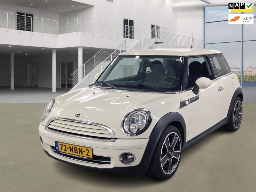 Mini 3-Deurs 1.6 One MINIMALIST Business Line, Auto's, Voorwielaandrijving, Euro 5, 4 cilinders, 4 stoelen