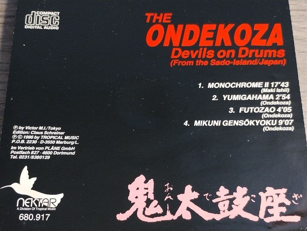 The Ondekoza - Devils On Drums [From The Sado-Island / Japan, Ophalen of Verzenden, Zo goed als nieuw