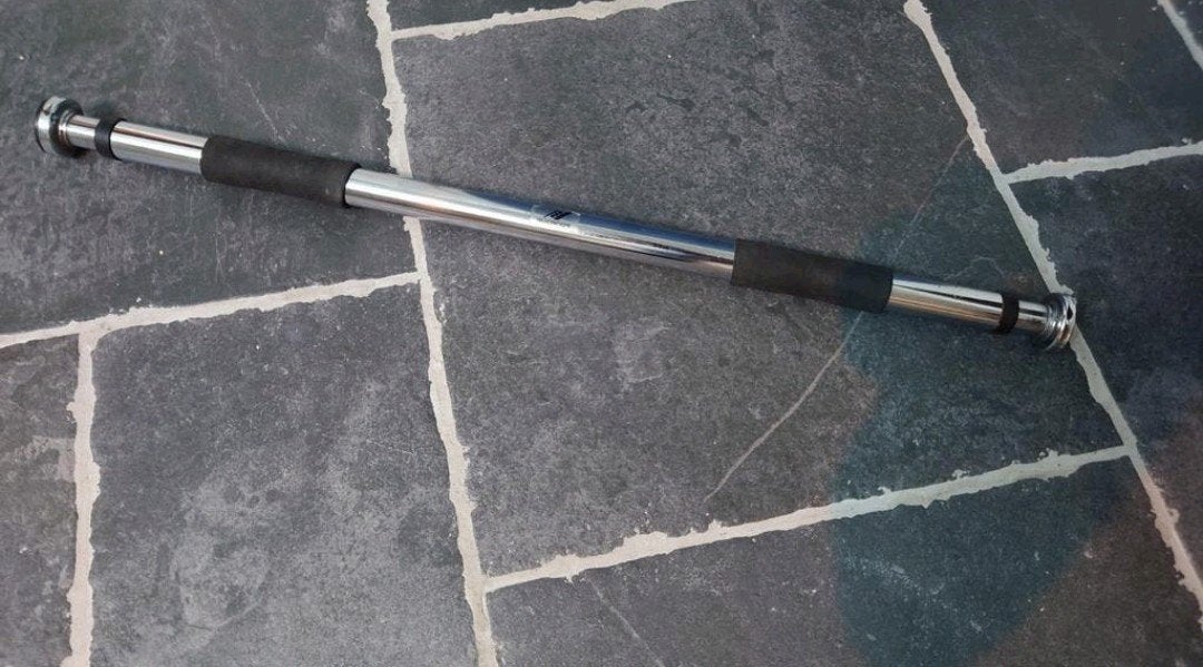 Rucanor verstelbare oprekstang, in nette staat!, Sport en Fitness, Fitnessmaterialen, Ophalen, Zo goed als nieuw, Armen, Oprekstang