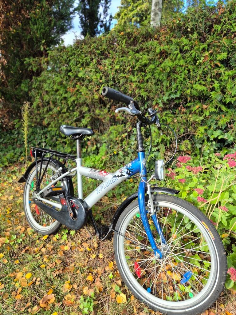 Loekie Xplorer 20 inch - Blauw/Zilver, Ophalen, Gebruikt, Loekie Xplorer, Terugtraprem