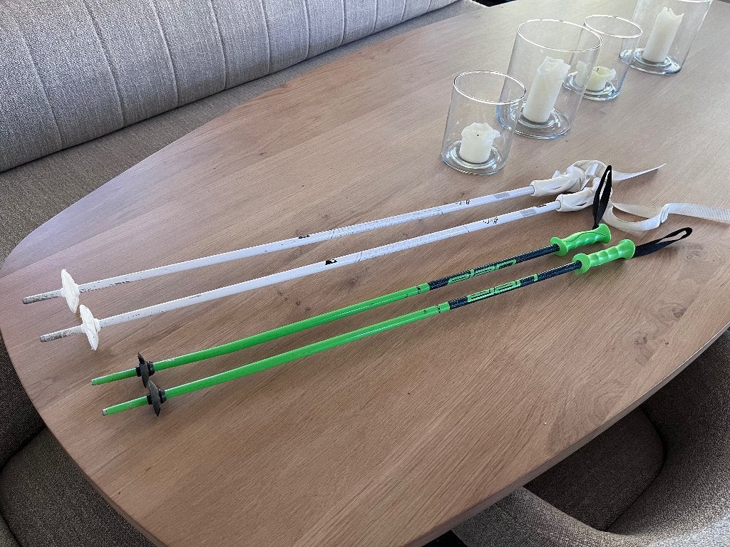 Skistokken, Sport en Fitness, Gebruikt, Stokken, 100 tot 140 cm, Skiën
