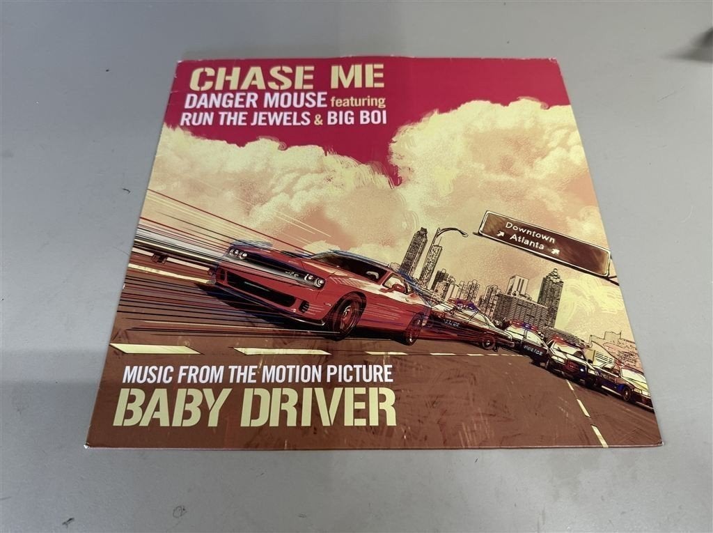 Danger Mouse Run The Jewels Chase Me vinyl lp - Baby Driver, Ophalen of Verzenden, Zo goed als nieuw, 12 inch