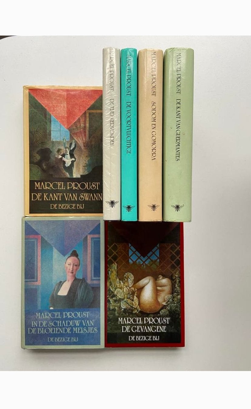 Marcel Proust - op zoek naar de verloren tijd hardcover, Verzenden, Gelezen, Nederland