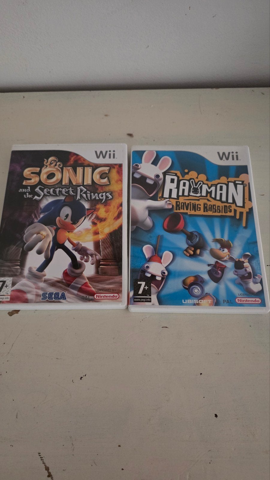 wii sonic en rayman, 3 spelers of meer, Ophalen of Verzenden, Avontuur en Actie, Vanaf 3 jaar